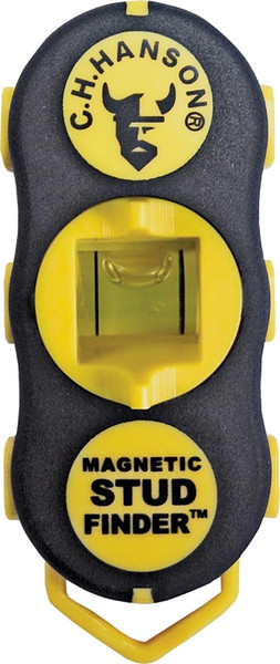 CH Hanson 03040 Magnetic Stud Finder, 1 in Detection, Black/Yellow, Detectable Material: Metal/Wood [SKU: ORG2912012]