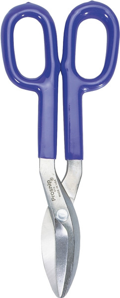IRWIN 22012 Tinner Snip, 12-3/4 in OAL, 2-3/4 in L Cut, Curved, Straight Cut, Steel Blade, Double-Dipped Handle [SKU: ORG6510002]
