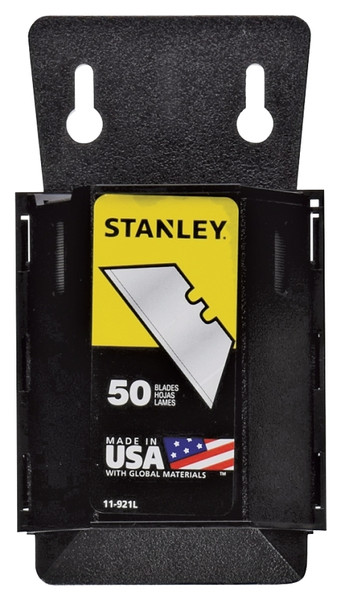 STANLEY 11-921L Utility Blade, 2-7/16 in L, Carbon Steel, 2-Point [SKU: ORG7010648]