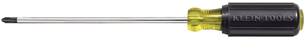 KLEIN TOOLS 603-10 Screwdriver, #2 Drive, Phillips Drive, 14-5/16 in OAL, 10 in L Shank, Rubber Handle [SKU: ORG6372429]