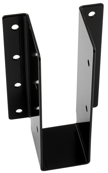 National Hardware 1221BC Series N800-019 Joist Hanger, 5-1/8 in H, 2 in D, 3-3/16 in W, Steel, Black, Surface Mounting [SKU: ORG2051795]