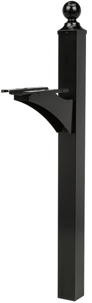 Gibraltar Mailboxes LP000B00 Landover Mailbox Post, 21.4 in L, 6 in W, 56.4 in H, Aluminum, Gloss [SKU: ORG2377778]