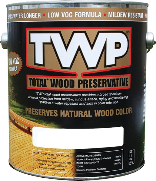 TWP 1500 Series TWP-1504-1 Stain and Wood Preservative, Black/Walnut, Liquid, 1 gal [SKU: ORG2448694]