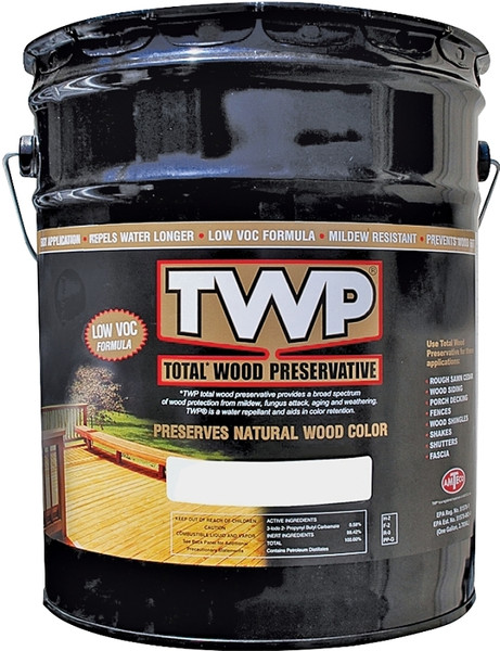 TWP 1500 Series TWP-1516-5 Wood Preservative, Rustic Oak, Liquid, 5 gal, Can [SKU: ORG4830220]