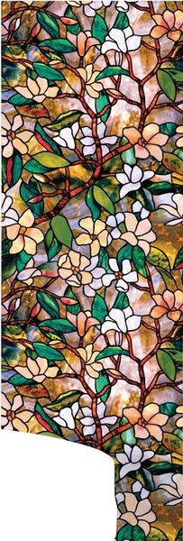 ARTSCAPE 01-0113 Window Film, 36 in L, 24 in W, Magnolia Pattern [SKU: ORG9782947]