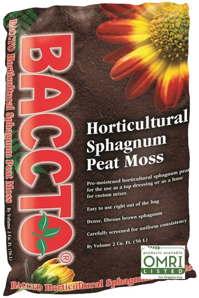 BACCTO 1532P Peat Moss Bag, Solid, Dark Brown/Light Brown, Faint Soil Bag [SKU: ORG1221704]