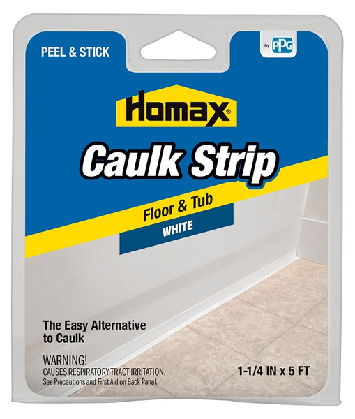 Homax 34030 Caulking Strip, White, 120 deg F [SKU: ORG6924120]