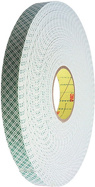 3M 4016-1/2 Tape, 36 yd L, 1/2 in W, Off-White [SKU: ORG5269568]