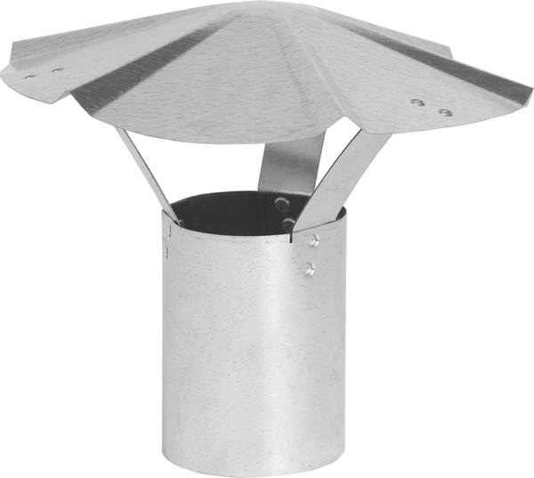 Imperial GV0589 Rain Cap, 6 in Dia, Galvanized Steel [SKU: ORG6721492]