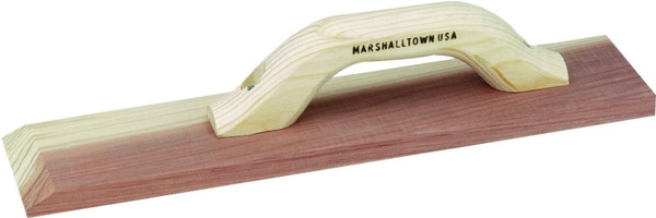 Marshalltown 144 Hand Float, 16 in L Blade, 3-1/2 in W Blade, 3/4 in Thick Blade, Redwood Blade, Wood Handle [SKU: ORG0933754]