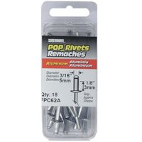 SUREBONDER FPC62A Pop Rivet, Short, 1/8 in L, Aluminum [SKU: ORG6805808]
