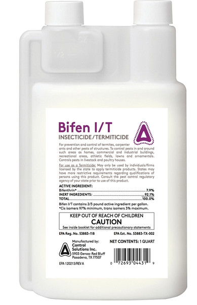 CSI 82004431 Bifen Insecticide/Termiticide, Liquid, 1 qt [SKU: ORG9963851]