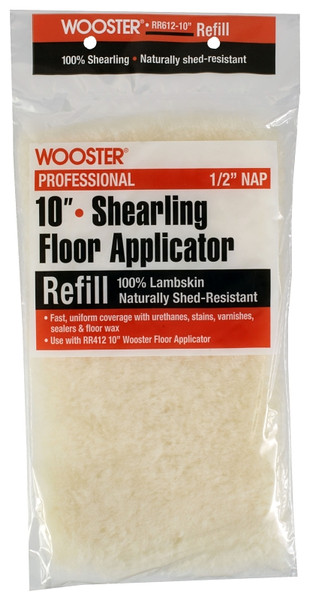 WOOSTER RR612-10 Shearling Floor Refill Pad, Lambskin [SKU: ORG5777750]