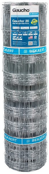 Gaucho 118155 Field Fence, 330 ft L, 47 in H, 14 Gauge, Steel [SKU: ORG4113023]