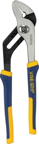IRWIN 4935321 Groove Joint Plier, 10 in OAL, 2-1/4 in Jaw Opening, Blue/Yellow Handle, Cushion-Grip Handle [SKU: ORG0053199]
