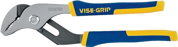 IRWIN 2078508 Groove Joint Plier, 8 in OAL, 1-1/2 in Jaw Opening, Blue/Yellow Handle, Cushion-Grip Handle [SKU: ORG9468752]
