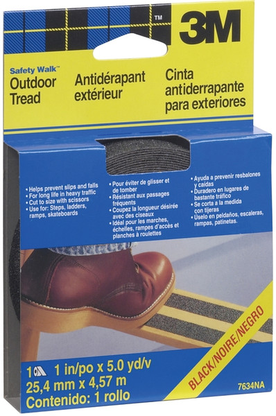 3M Safety-Walk 7634 Outdoor Tread, 4.572 m L, 1 in W [SKU: ORG6962567]