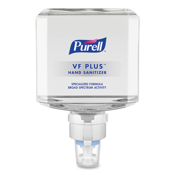 VF PLUS Hand Sanitizer Gel, 1,200 mL Refill Bottle, Fragrance-Free, For ES8 Dispensers, 2/Carton [SKU: GOJ709902CT]