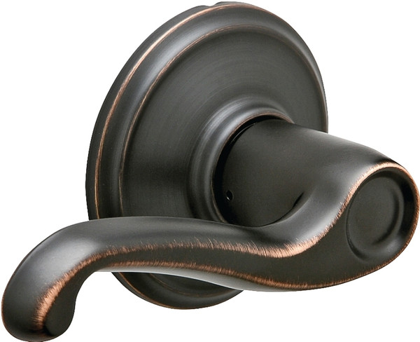 Schlage Flair Series F10V FLA 716 Passage Lever, Zinc, Aged Bronze [SKU: ORG8144289]