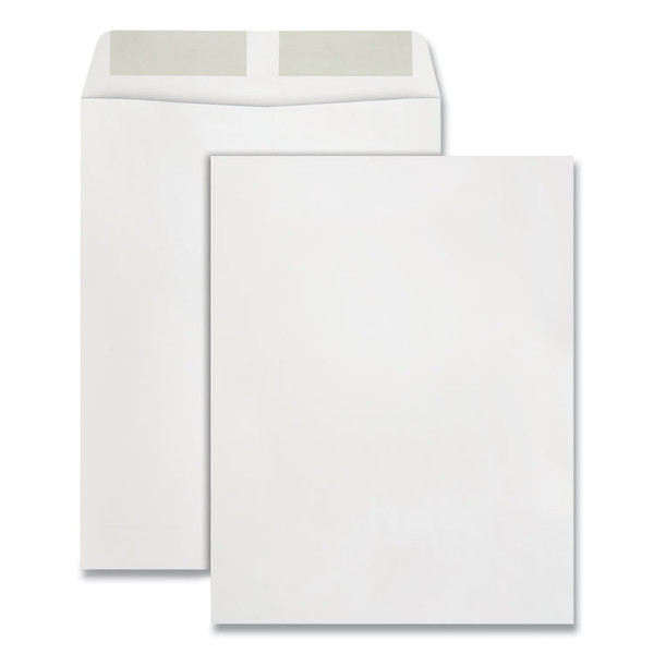 Catalog Envelope, 28 lb Bond Weight Paper, #13 1/2, Square Flap, Gummed Closure, 10 x 13, White, 250/Box [SKU: QUA41689]