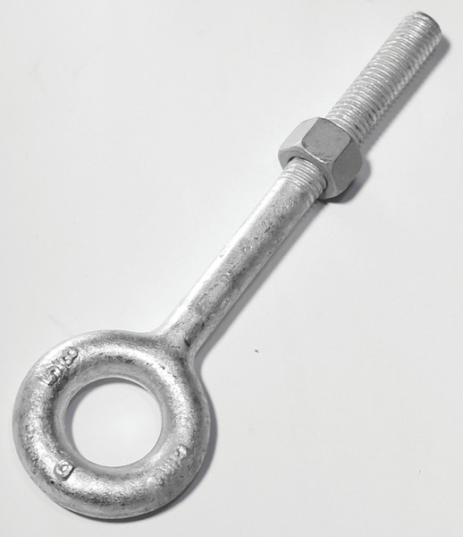BARON 24-1/2X8 Eye Bolt, 1/2 in Thread, 3 in L Thread, 1 in ID x 2 in OD Dia Eye, 8 in L Shank, 2200 lb Working Load [SKU: ORG6342307]