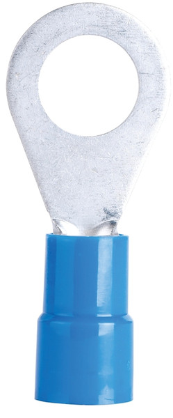 GB 20-103 Ring Terminal, 600 V, 16 to 14 AWG Wire, #4 to 6 Stud, Vinyl Insulation, Copper Contact, Blue [SKU: ORG9289570]