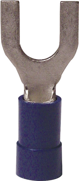 GB 10-113 Spade Terminal, 600 V, 16 to 14 AWG Wire, #4 to 6 Stud, Vinyl Insulation, Blue [SKU: ORG9337908]