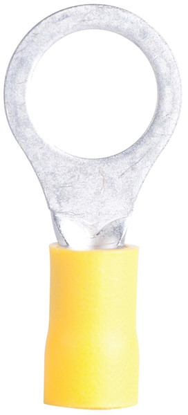 GB 21-109 Ring Terminal, 600 V, 12 to 10 AWG Wire, 7/16 to 1/2 in Stud, Vinyl Insulation, Yellow [SKU: ORG7058076]