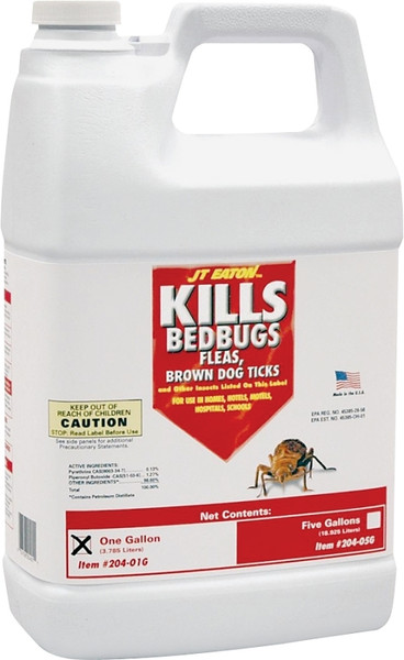 J.T. EATON 204-O1G Bed Bug Killer, Liquid, Spray Application, 1 gal [SKU: ORG7680895]