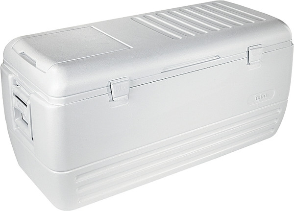 IGLOO 44363 Chest Cooler, 150 qt Cooler, Polyethylene, White, Up to 2 days Ice Retention [SKU: ORG1443829]