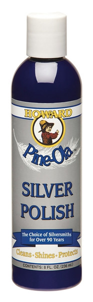 HOWARD Pine-Ola SP0008 Silver Polish, 8 oz Bottle, Liquid, Mild Pine, Gray [SKU: ORG8135238]