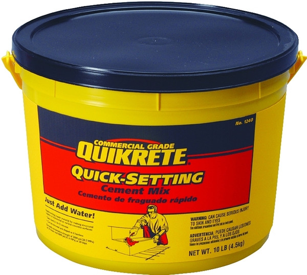 Quikrete 1240-11 Cement, Brown/Gray, 10 lb Pail [SKU: ORG9798802]