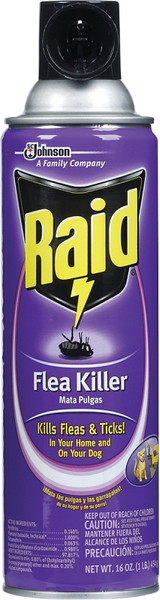 RAID 51656 Flea Killer, Liquid, Spray Application, 16 oz [SKU: ORG6111116]