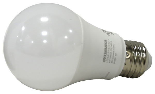 Sylvania 74084 LED Bulb, General Purpose, A19 Lamp, 40 W Equivalent, E26 Lamp Base, Frosted, Bright White Light [SKU: ORG0014530]