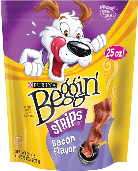 Purina 3810011049 Dog Treat, Bacon Flavor, 25 oz Pouch [SKU: ORG0533711]