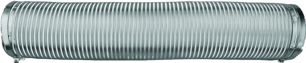 BUILDER'S BEST 110131 Flexible Dryer Transition Duct Soft-Cuff, 8 ft L, Aluminum [SKU: ORG2797223]