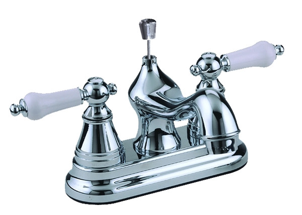 Boston Harbor PF4232 Lavatory Faucet, 1.5 gpm, 2-Faucet Handle, ABS, Chrome Plated, Lever Handle [SKU: ORG9475922]
