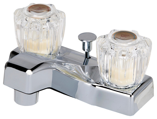 Boston Harbor PF4201A-P Lavatory Faucet, 1.5 gpm, 2-Faucet Handle, Chrome Plated, Round Handle [SKU: ORG9599531]