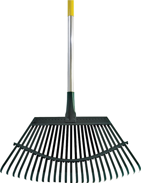Flexrake 1A Lawn Rake, Steel Tine, 25-Tine, Aluminum Handle, 48 in L Handle [SKU: ORG7136005]