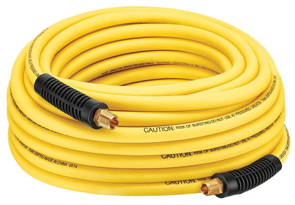 Bostitch HOPB1450 Air Hose, 1/4 in OD, 50 ft L, 300 psi Pressure, PVC/Rubber, Yellow [SKU: ORG3304235]