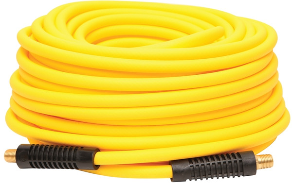 Bostitch HOPB14100 Air Hose, 1/4 in OD, 100 ft L, 300 psi Pressure, PVC/Rubber, Yellow [SKU: ORG4042396]