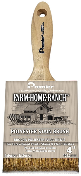 Premier Farm Home Ranch FHR00143 Stain Brush, Gold/Polyester Bristle [SKU: ORG0222232]