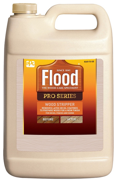 Flood Pro Series 409077 Wood Stripper, Liquid, 1 gal [SKU: ORG2047157]