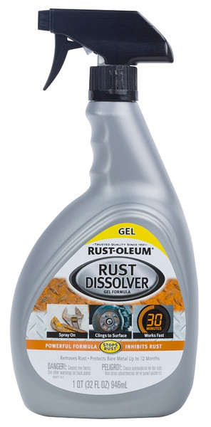 RUST-OLEUM AUTOMOTIVE 300112 Rust Dissolver, Gel, Characteristic, 32 oz [SKU: ORG5451794]