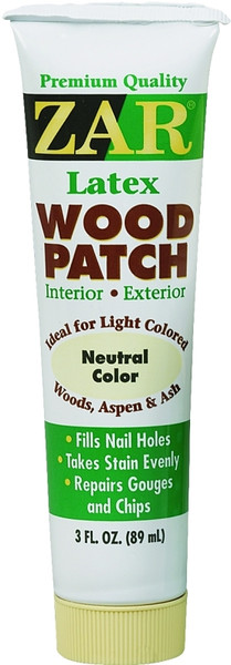 ZAR 30941 Wood Patch, Paste, Amine, 3 oz Tube [SKU: ORG6633838]