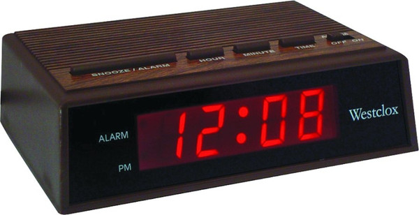 Westclox 22690 Alarm Clock, LED Display [SKU: ORG2267409]