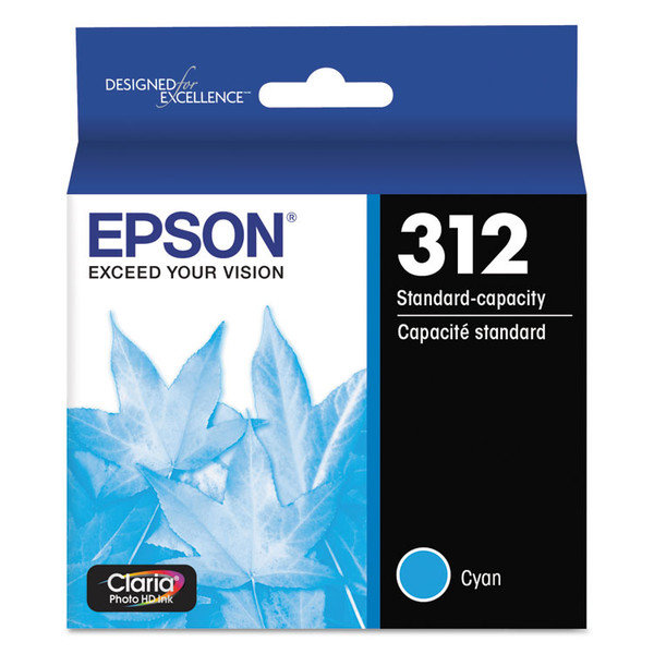 T312220-S (312XL) Claria Ink, 360 Page-Yield, Cyan [SKU: EPST312220S]
