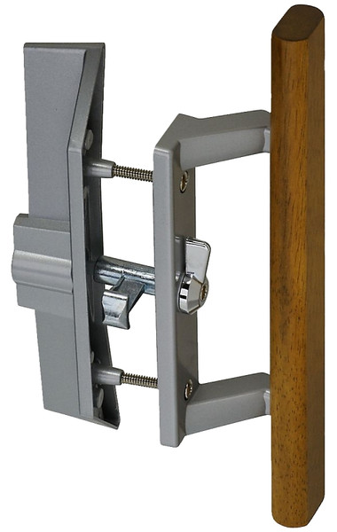 National Hardware V1363 Series N349-209 Handle and Latch Set, Keyed Key, Zinc, Aluminum [SKU: ORG7188675]