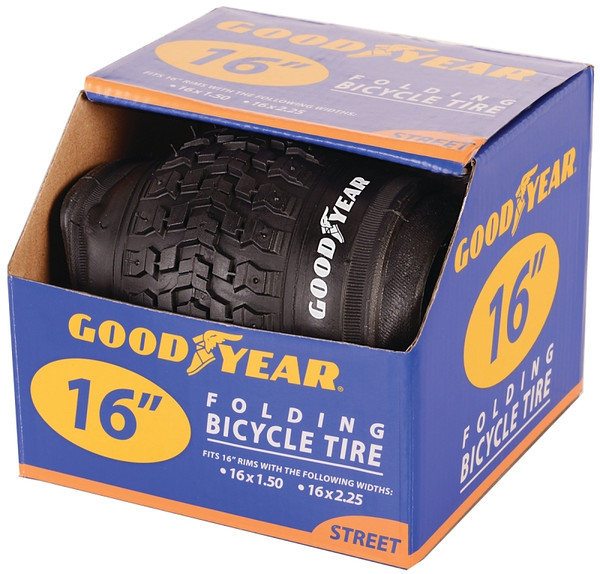 KENT 91052 Bike Tire, Folding, Black, For: 16 x 1-1/2 to 2-1/4 in Rim [SKU: ORG9954413]