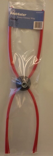 SootEater CWH208 Chimney Whip Head, 4-1/2 in Dia, Plastic, Red [SKU: ORG7104920]